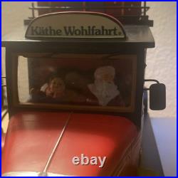 KATHE WOHLFAHRT Christmas Music Box Truck Weihnachts Express Lights & Motion