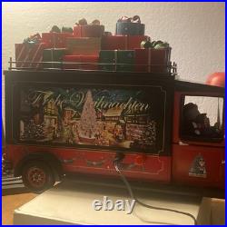 KATHE WOHLFAHRT Christmas Music Box Truck Weihnachts Express Lights & Motion