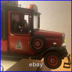 KATHE WOHLFAHRT Christmas Music Box Truck Weihnachts Express Lights & Motion