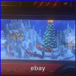KATHE WOHLFAHRT Christmas Music Box Truck Weihnachts Express Lights & Motion