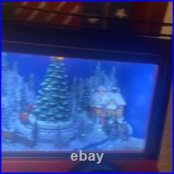 KATHE WOHLFAHRT Christmas Music Box Truck Weihnachts Express Lights & Motion