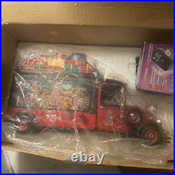 KATHE WOHLFAHRT Christmas Music Box Truck Weihnachts Express Lights & Motion