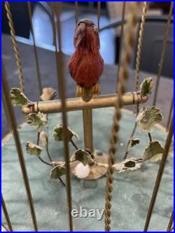 Karl Griesbaum German Singing Bird Cage Made in Germany Works, Ship & Insured Karl Griesbaum German Singing Bird Cage Made in Germany Works, Ship & Insured