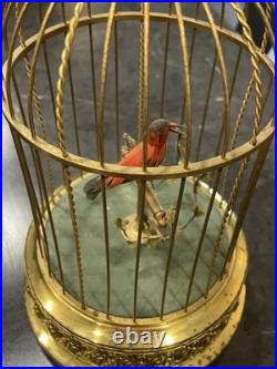 Karl Griesbaum German Singing Bird Cage Made in Germany Works, Ship & Insured Karl Griesbaum German Singing Bird Cage Made in Germany Works, Ship & Insured