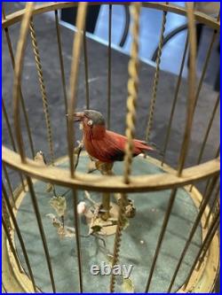 Karl Griesbaum German Singing Bird Cage Made in Germany Works, Ship & Insured Karl Griesbaum German Singing Bird Cage Made in Germany Works, Ship & Insured