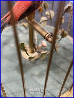 Karl Griesbaum German Singing Bird Cage Made in Germany Works, Ship & Insured Karl Griesbaum German Singing Bird Cage Made in Germany Works, Ship & Insured
