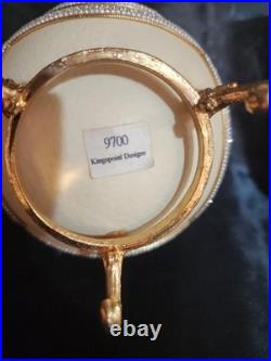 Kingspoint Designs Authentic Ostrich Egg Music Box The Princess #239/3500