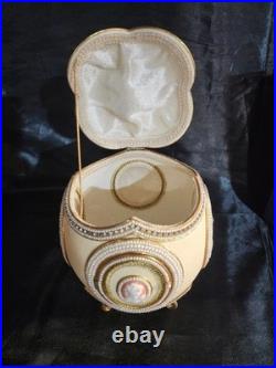 Kingspoint Designs Authentic Ostrich Egg Music Box The Princess #239/3500