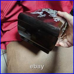 Korean Najeonchilgi (mother-of-pearl lacquerware) jewelry box Vintage