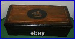 LARGE ANTIQUE SWISS CYLINDER MUSIC BOX ELEPHANT INLAY Parts Repair Project