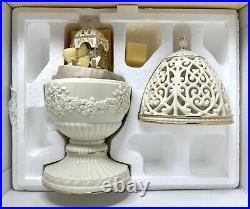 LENOX SUMMER Musical Egg Rotating Music Box 2002 Factory Pkgd Plays Summertime