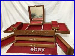 Large Chest Vintage Jewelry Box