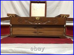 Large Chest Vintage Jewelry Box