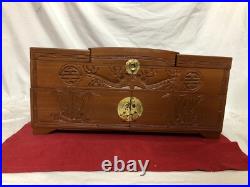 Large Chest Vintage Jewelry Box