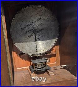 Large Polyphon Upright Coin Operated Disc Music Box 24 1/2 Type