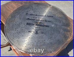 Large Polyphon Upright Coin Operated Disc Music Box 24 1/2 Type