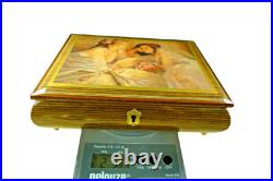 Large REUGE Romance Vintage Swiss Music Box Inlaid ITALY Burke LETTER H&G Studio