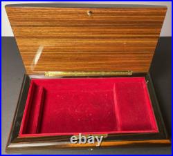 Large Sorento Italy Musical Wood Inlay Sound of Music Jewelry Trinket Box VIDEO