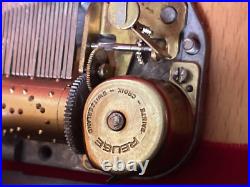 Large Sorento Italy Musical Wood Inlay Sound of Music Jewelry Trinket Box VIDEO