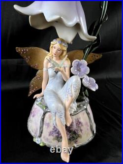 Le Lena Liu Enchanting Violet Fairy Figurine Music Box Lighted Ardleigh Elliott Le Lena Liu Enchanting Violet Fairy Figurine Music Box Lighted Ardleigh Elliott