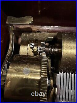 Lecoultre Freres 8 Tune Music Box, Circa 1860. Plays Great and sounds wonderful