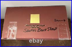 Lenox Holiday Santa's Bake Shop Music Box Christmas Centerpiece Works Great