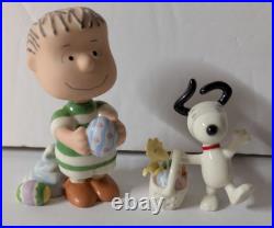 Lenox Peanuts It's The Easter Beagle Charlie Brown Set Of 5