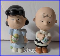 Lenox Peanuts It's The Easter Beagle Charlie Brown Set Of 5
