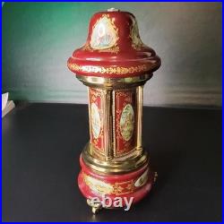 Lipstick Cigarette Holder Music Box Carousel ballerina Reuge vintage Needs Fix