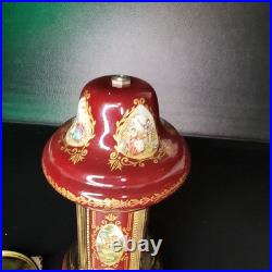Lipstick Cigarette Holder Music Box Carousel ballerina Reuge vintage Needs Fix