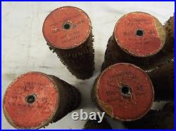 Lot 10 Antique Concert Roller Organ Music Cobs Wooden Rolls Wood Cylinder C