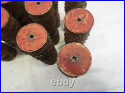 Lot 10 Antique Concert Roller Organ Music Cobs Wooden Rolls Wood Cylinder C