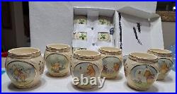 Lot/6 Classic Winnie the Pooh Bear Music Box Ardleigh Elliott Porcelain Bee Lid