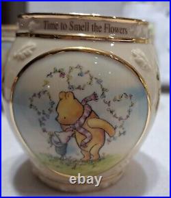 Lot/6 Classic Winnie the Pooh Bear Music Box Ardleigh Elliott Porcelain Bee Lid