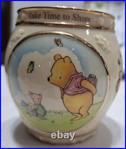 Lot/6 Classic Winnie the Pooh Bear Music Box Ardleigh Elliott Porcelain Bee Lid