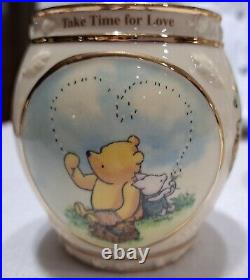 Lot/6 Classic Winnie the Pooh Bear Music Box Ardleigh Elliott Porcelain Bee Lid