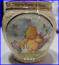 Lot/6 Classic Winnie the Pooh Bear Music Box Ardleigh Elliott Porcelain Bee Lid