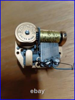 Lot Of 16 Music Box Movement Wind Up Mechanism Works Plays Various Songs