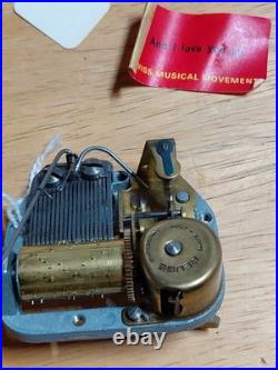 Lot Of 16 Music Box Movement Wind Up Mechanism Works Plays Various Songs
