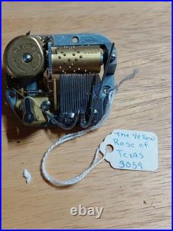 Lot Of 16 Music Box Movement Wind Up Mechanism Works Plays Various Songs