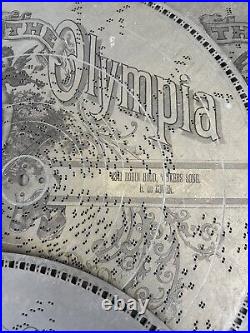 Lot Of (4) 15 3/4 Olympia Music Box Disc Records