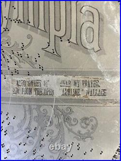 Lot Of (4) 15 3/4 Olympia Music Box Disc Records