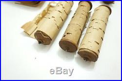 Lot Of 6 Antique Roller Organ Or Piano Paper Music Rolls 5 1/2 And 6 Wide