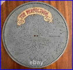 Lot of 12 Antique 15 Disc Mechanical Perfection Music Box Records Ragtime Era