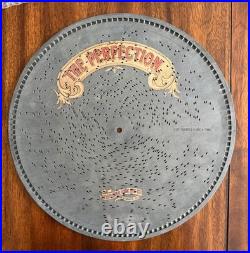 Lot of 12 Antique 15 Disc Mechanical Perfection Music Box Records Ragtime Era
