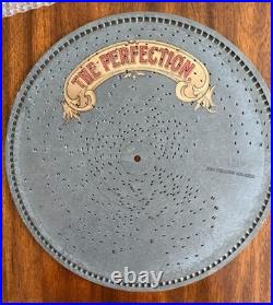 Lot of 12 Antique 15 Disc Mechanical Perfection Music Box Records Ragtime Era