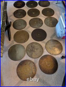 Lot of 16 11 7/8 SYMPHONION / other Brands Antique Discs for Musical Box