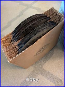 Lot of 16 11 7/8 SYMPHONION / other Brands Antique Discs for Musical Box