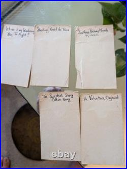 Lot of 16 11 7/8 SYMPHONION / other Brands Antique Discs for Musical Box