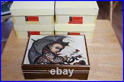 Lot of 21 New in Boxes NOS Reuge Thorens ANRI Hummel Music / Jewelry Boxes